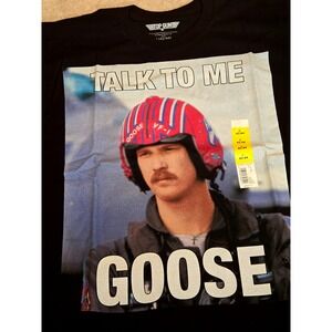 Top Gun "Talk to Me Goose" T-shirt Men's‎ Large Black NWT